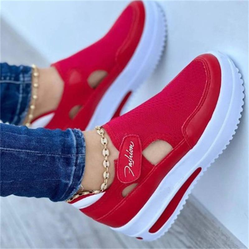 Sneakers Womens Casual Shoes Female Platform Shoes Ladies Shoes Mesh Breathable Comfort Tennis Women Shoes