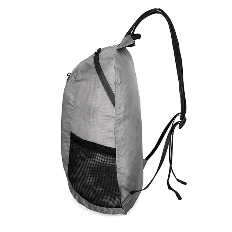 Bolsa de senderismo al aire libre, mochila portátil ligera de 20L, plegable, impermeable, ultraligera, para viajes y senderismo