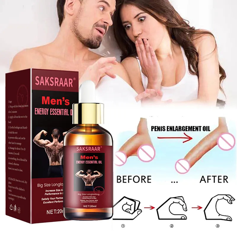 Penis Thickening Growth Man Big Dick Enlargement Liquid Cock Erection Enhancer Men Health Care Enlarge Massage Enlargement Oils