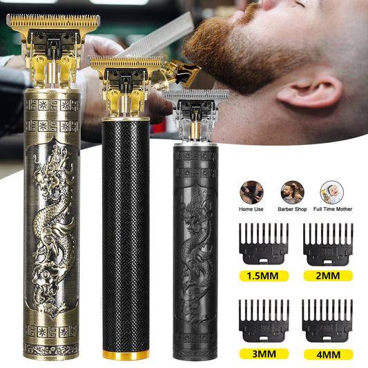 Cortadora de pelo eléctrica T9 para hombres, afeitadora recargable por Máquina para cortar cabello, recortadora de barba técnica para peluquero