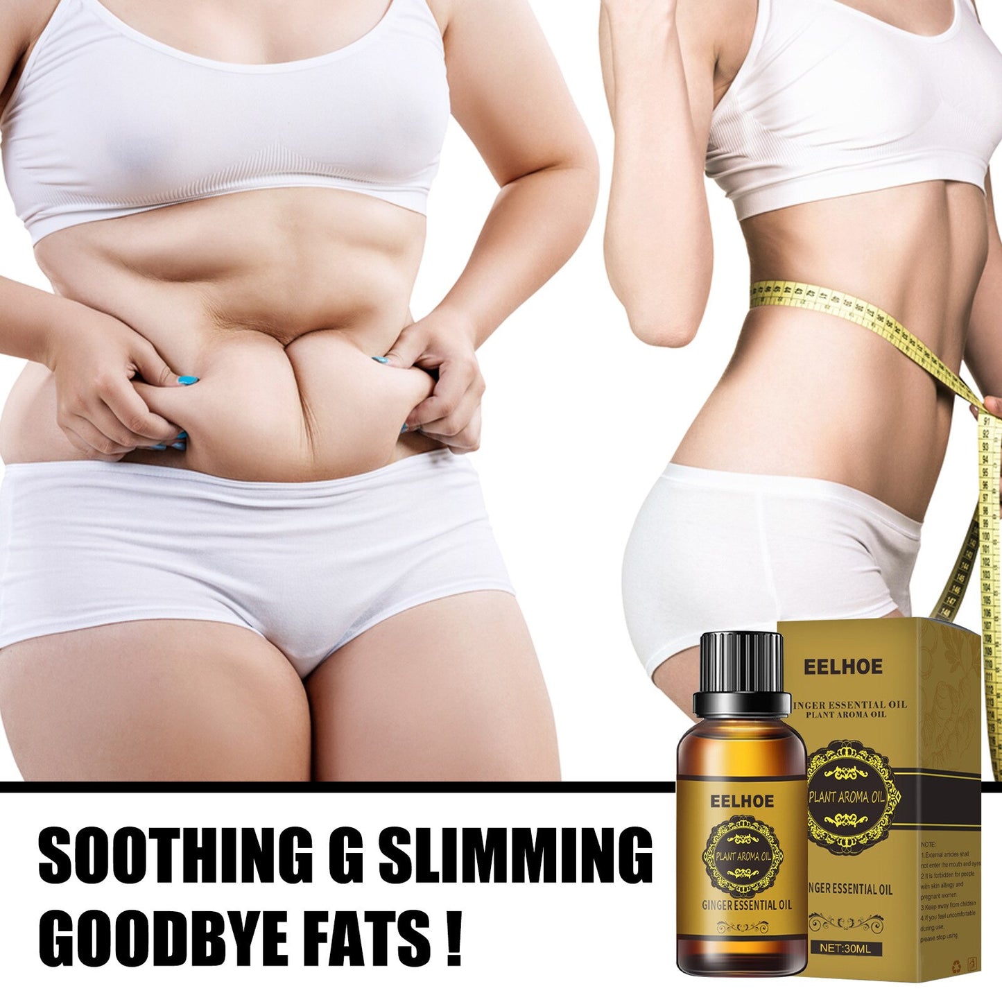 Slimming Oil Weight Loss Cellulite Removal Body Massage Oil Fat Burning Beauty Health Care Slimming Product