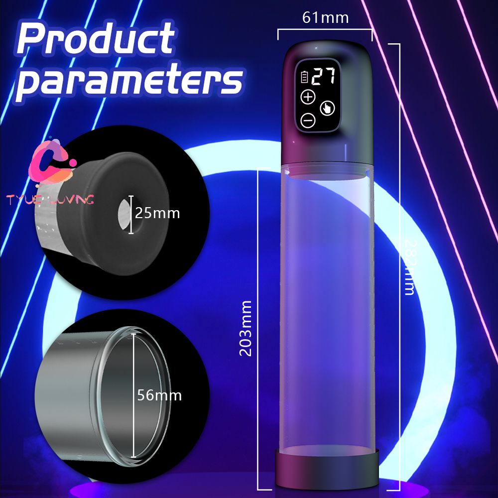 Electric Penis Water Pump Rechargeable Automatic Male Enlargement Erection Extend Men Cock sucking Penis Enlarge Pressure Device