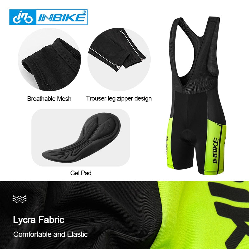 INBIKE-pantalones cortos de ciclismo para hombre, conjuntos de ropa deportiva, camisetas de bicicleta para hombre, Jersey de montaña, verano 2023