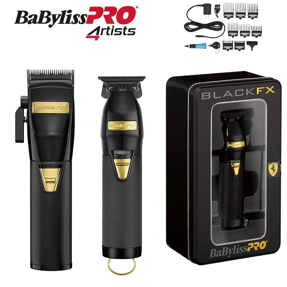 BaByliss Pro Metal Collection Black FX 870BN Barbiers Salons professionnels Tondeuse à cheveux - Barberologie Tout neuf en stock