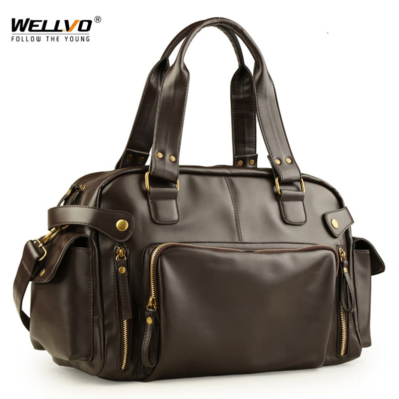 Male Bag England Retro Handbag Shoulder Bag Leather Men Big Messenger Bags Brand High Quality Men's Travel Crossbody Bag XA158ZC