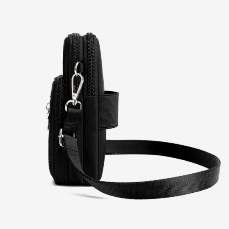 Bag New Mobile Phone Female ThreeLayer Mini ShoulderMessenger Wrist Change Key Storage Arm Bag