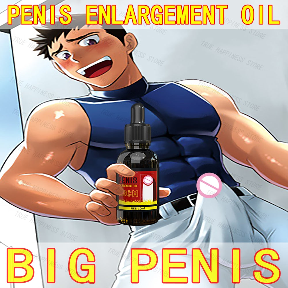 Penis Thickening Growth Man Biggest Enlargement Liquid Cock Erection Enhance Health Care Enlarge Massage Enlargement Oil 10ml