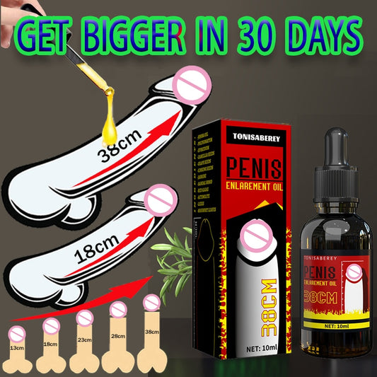 Penis Thickening Growth Man Biggest Enlargement Liquid Cock Erection Enhance Health Care Enlarge Massage Enlargement Oil 10ml