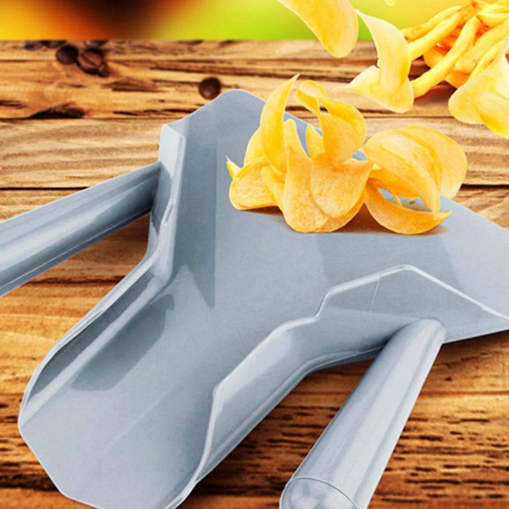 Different Kitchen Utensils Multifunctional Chip Scoop Hygienic Burrs-free French Fries Shovel for Home Kitchen Gadget Sets