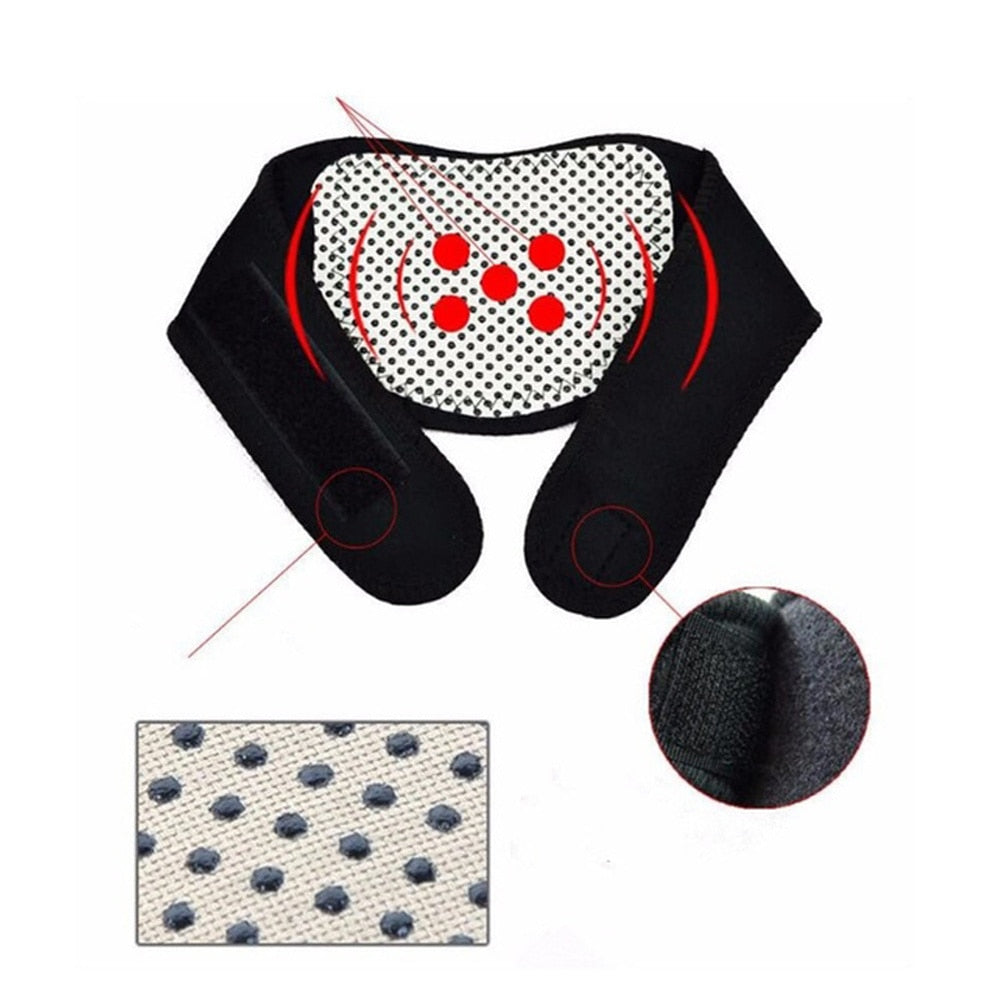 Neck Massager Cervical Vertebra Protection Spontaneous Heating Belt Body Massager