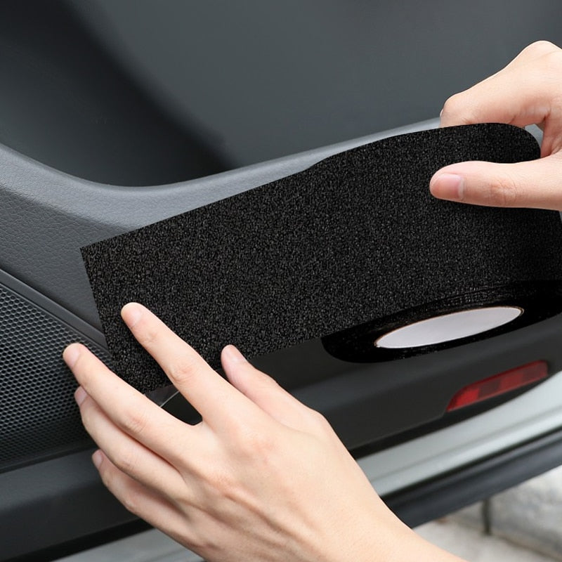 Nano bande de protection pour seuil de porte de voiture, Film PEVA antidérapant, panneau de couverture de seuil, autocollant de protection de marche pour la maison et l'extérieur de l'automobile