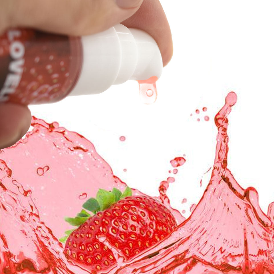 Lubrifiant comestible saveur de fraise pour lubrifiant sexuel eau vagin lubrifiant à base d'orgasme sexe Oral huile de sexe Anal Gel de Massage corporel adulte