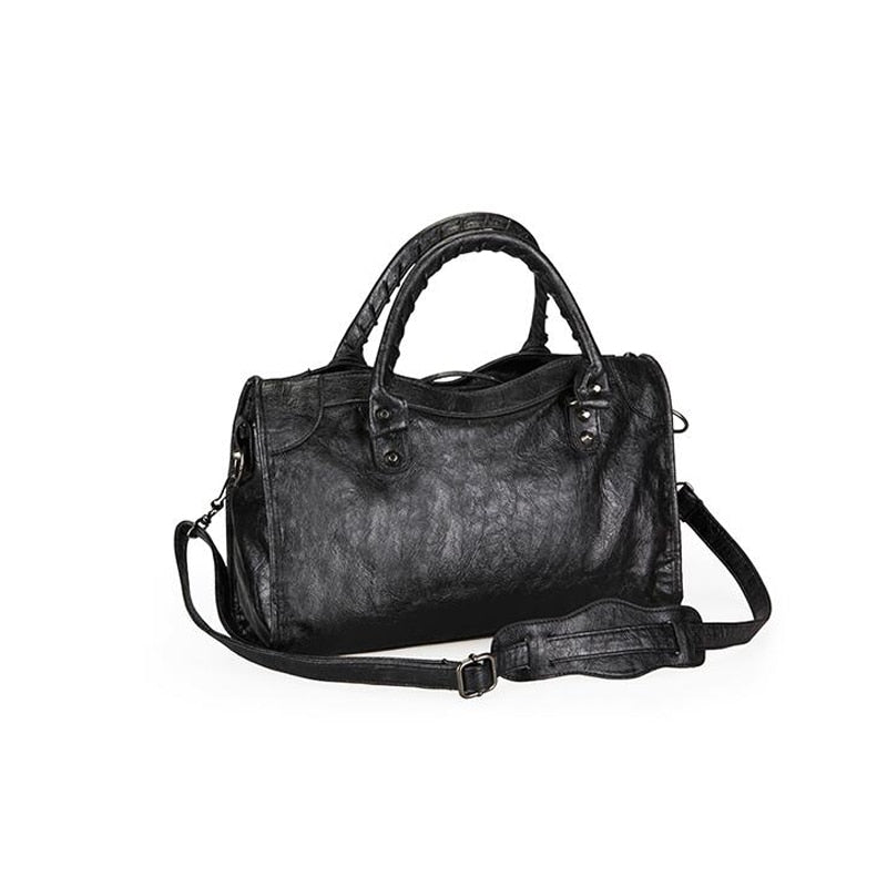 Bolsos de hombro para niñas de marca de cuero Pu suave, bolsos negros, bolso de mano, Mini bolsos pequeños para motocicleta, bandolera para mujer 2023