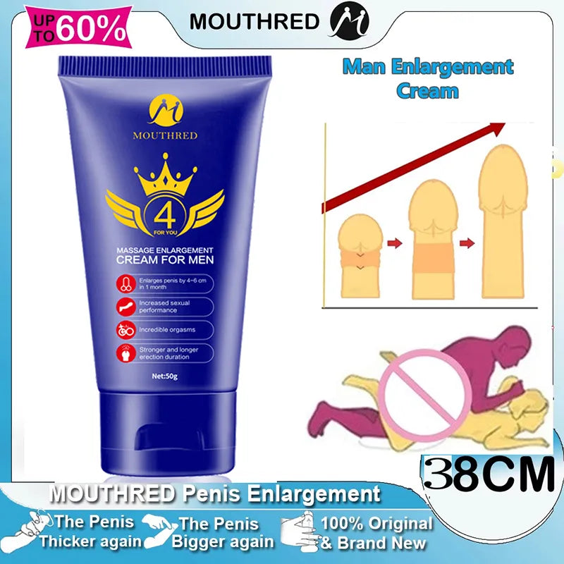 Penis Growth Herbal Cream Big Penis Enlargement Cream for Men Enlarge Penis Grow Thicker Stronger Viagar Great XXXL Big Dick