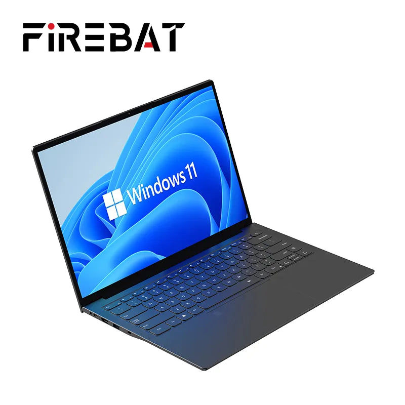 FIREBAT A16 New Arrival 16 Inch 100%sRGB Ultra Slim DDR4 16G RAM 1TB 1920*1200 Fingerprint Portable Intel N5095  Notebook Laptop