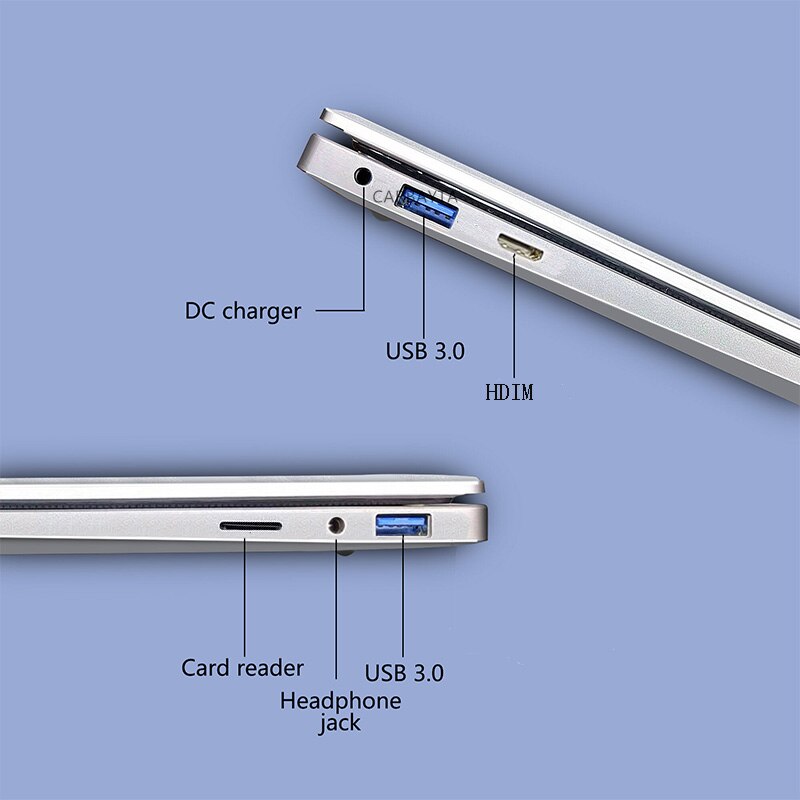 8G DDR4 14,1 pulgadas Intel Quad Core Win10 portátil Ram 8G ROM 128 256 512GB SSD Windows 10 Pro ordenador portátil barato para estudiantes J4105