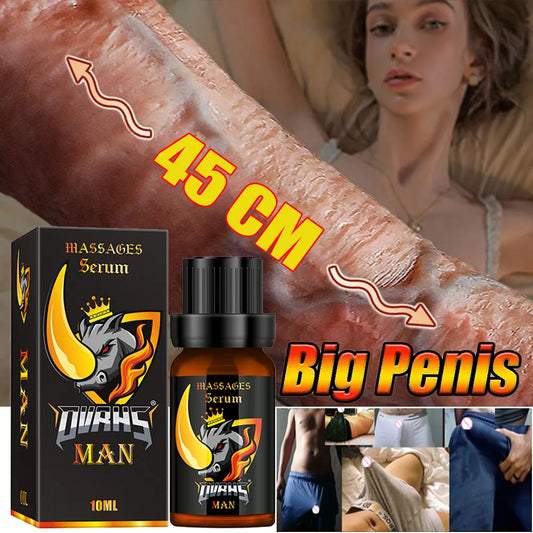 Permanent Penis Thickening Growth Massage Enlargement Oil Big Dick Enhanced Erection  Ejaculation Delay For Men Cock Enlargement