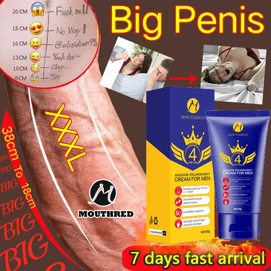 Penis Growth Herbal Cream Big Penis Enlargement Cream for Men Enlarge Penis Grow Thicker Stronger Viagar Great XXXL Big Dick