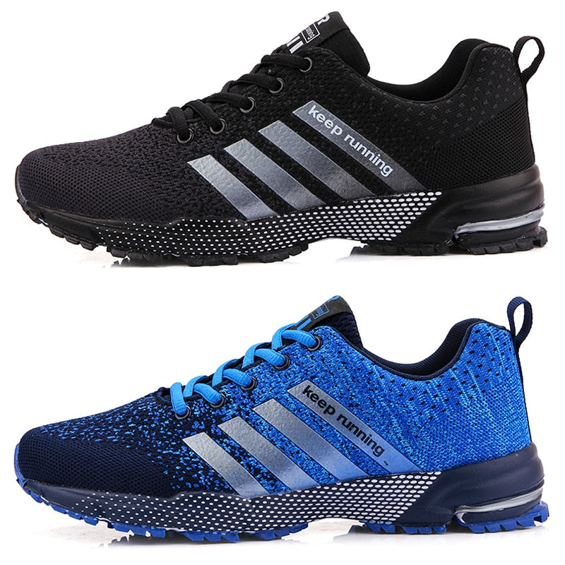 Zapatos para hombre, zapatillas de deporte a la moda para correr, zapatos deportivos transpirables antideslizantes para caminar, trotar, zapatos de gimnasio, mocasines informales para mujer, Unisex