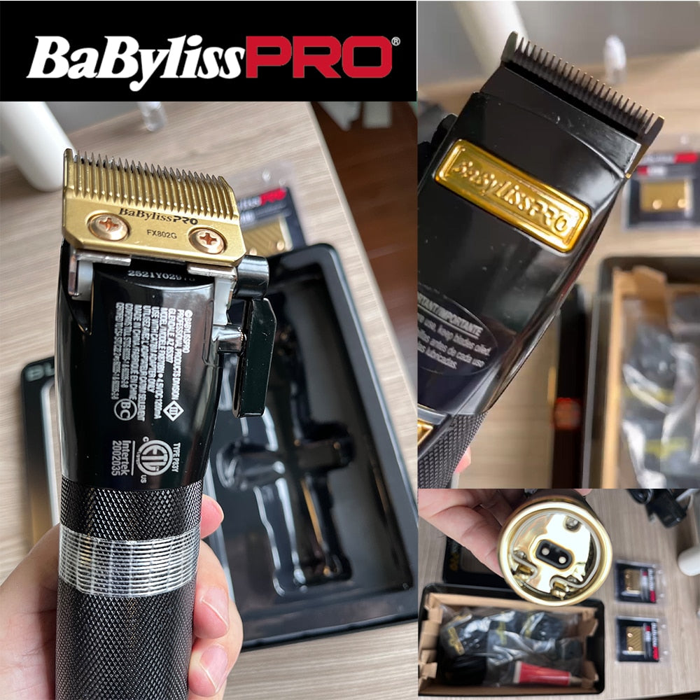 BaByliss Pro Metal Collection Black FX 870BN Barberos Salones Profesionales Cortapelos - Barberología Todo nuevo en stock