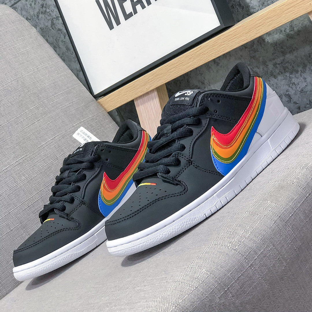 Polaroid x Nike SB Dunk Low Skateboard Shoes Baskets tendance pour hommes et femmes Casual